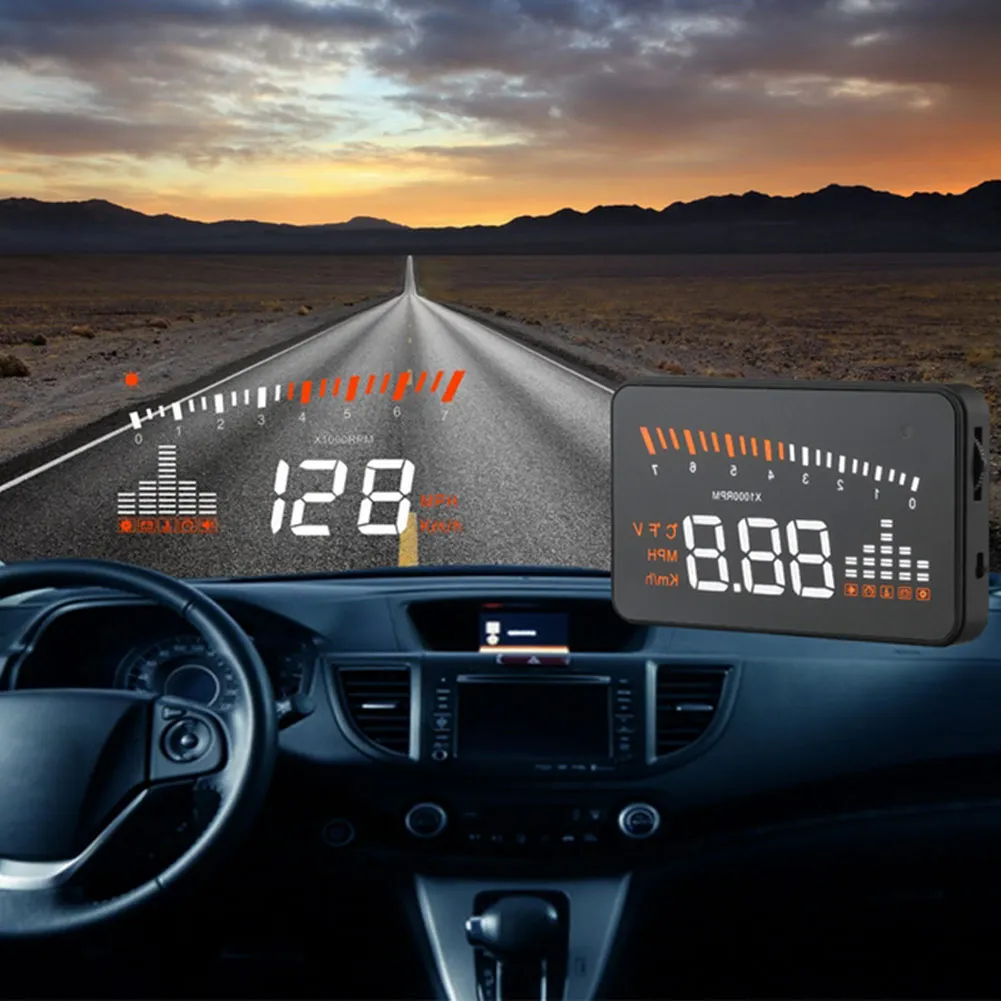 Новый X5 HUD Дисплей на голову автомобильный Стайлинг автомобиля сигнализация