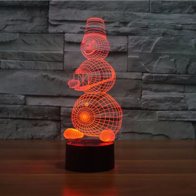 snowman night light
