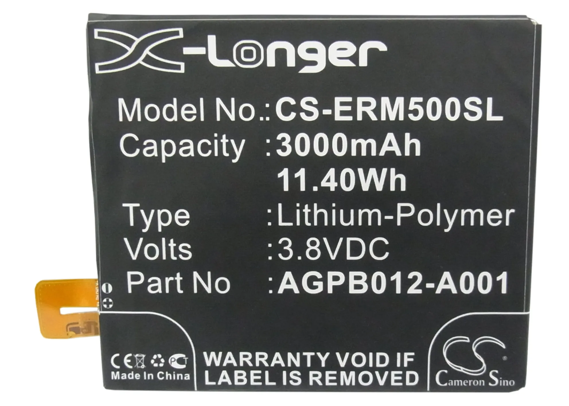 Аккумулятор Cameron Sino на 3000 мАч для Sony Ericsson C5322 Tianchi XM50h XM50t Xperia T2 Ultra D5303 D5306