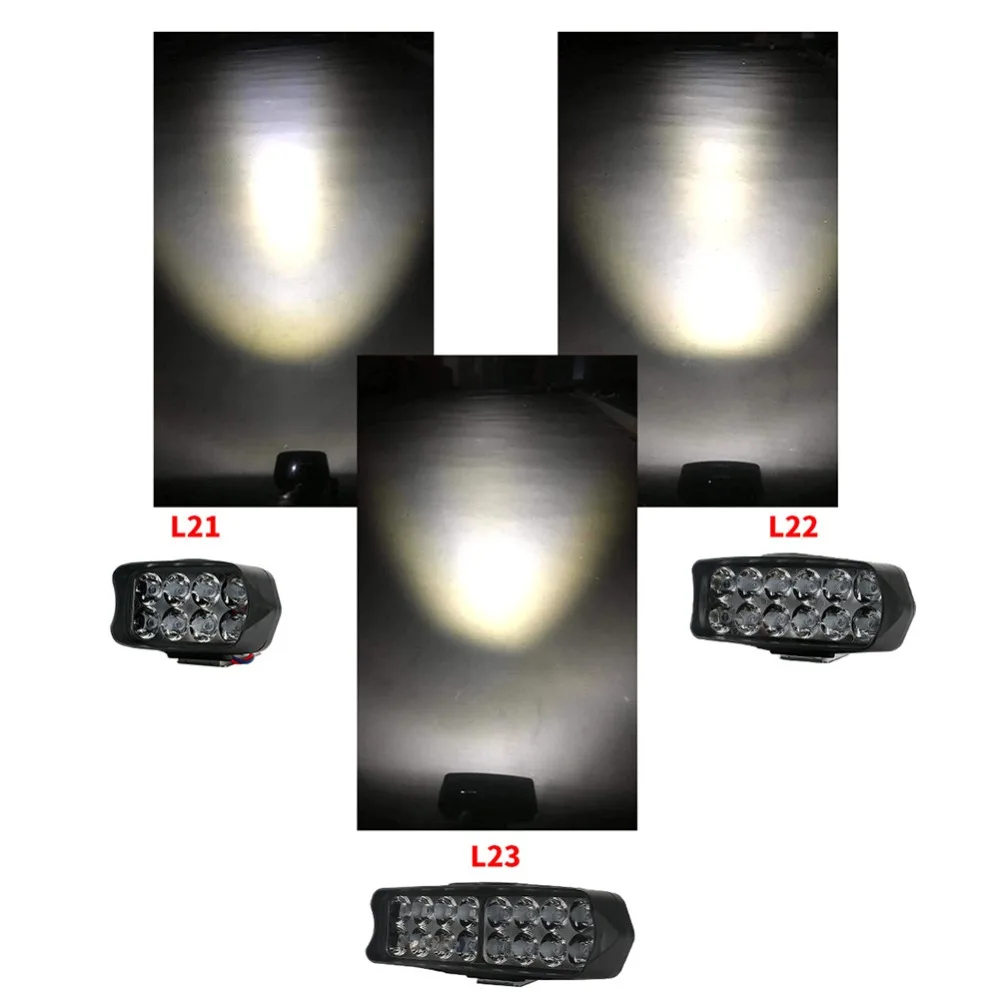 8/12/16 светодиодный рабочий свет бара фары для автомобиля мотоцикла трактор внедорожный 4WD 4x4 грузовик внедорожник ATV фары противотуманные лампы 12V 24V