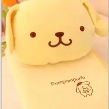 Kawaii Мягкие плюшевые куклы с щенком из мультфильма аниме плюшевые подушки домашняя Автомобильная подушка детский подарок собака с одеялом