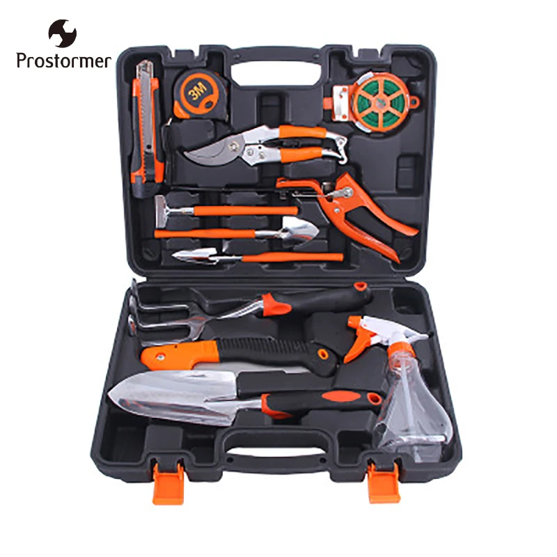 

Prostormer 12 piece garden tool set home planting family sprinkler flower gardening tool alloy steel