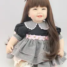 Силиконовые Reborn Baby Doll DIY игрушки для девочки реалистичные 55 см Reborn Младенцы игровой дом игрушка подарок на день рождения для девочки Brinquedos Boneca