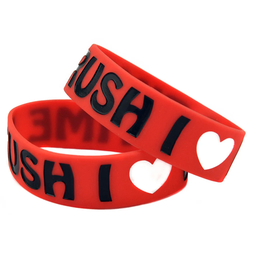 1 шт. силиконовый браслет I Love Big Time Rush шириной дюйм для музыкального