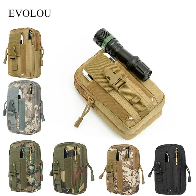 Tactical Waist Phone Bag Cover For Iphone Alcatel BQ