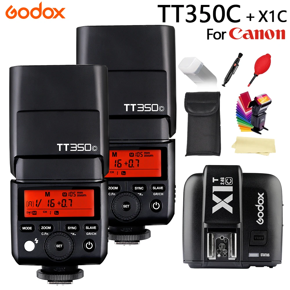 

Godox TT685C TTL 1/8000s High Speed Wireless 2.4G Speedlite with X1T-C Transmitter for Canon EOS 70D 60D 5D2 5D3 6D 7D 650D 700D