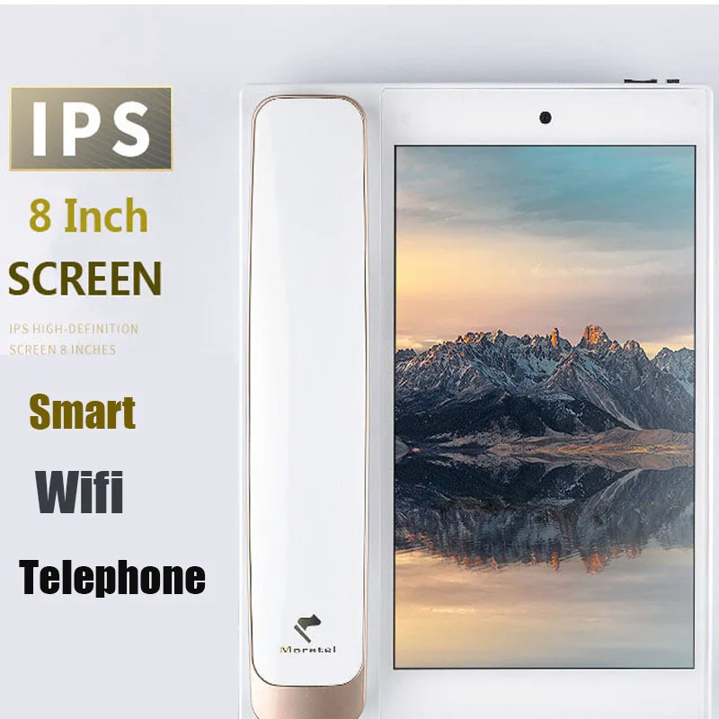US $258 74 19% OFF|Andrews Smart Network Video Fixed Telephone With Call ID SMS WIFI Recording Address Book Blacklist For Home Office Bussiness-in