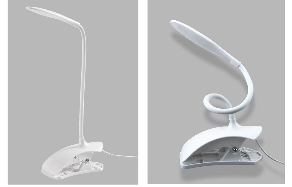5V USB LED Table Lamp Children Eye Protection Study Reading Night Light With Clip (18)