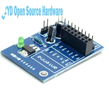 

NRF905 wireless module socket / nRF905 adapter board /905 communication module /3.3V voltage regulator module