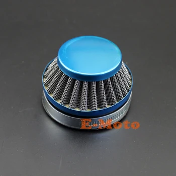 

49/60/80cc 2-Stroke Pocket Quad Dirt Bike Steel Pod Air Filter Cleaner 60mm Blue