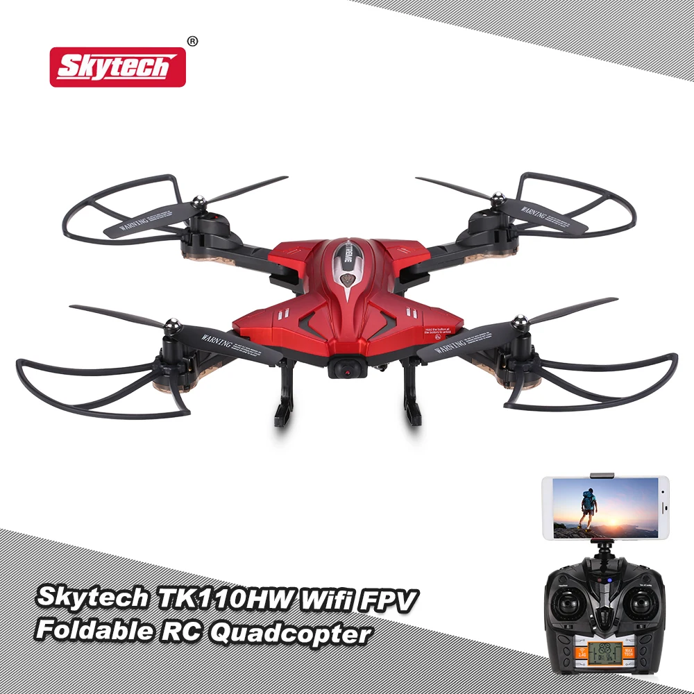 

TK110HW Wifi FPV Quadcopter RC Drone with 0.3MP Camera Foldable Flight App Control Altitude Hold RTF