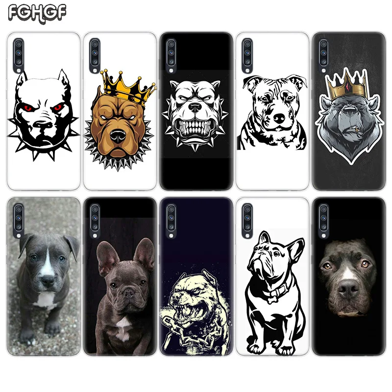 Мягкий резиновый Чехол Pit Bull Lovely Dog Pitbull для Samsung Galaxy S9 S8 A6 A8 J4 J6 Plus + J8 A7 A9 2018 S7 S6 Edge Note 9
