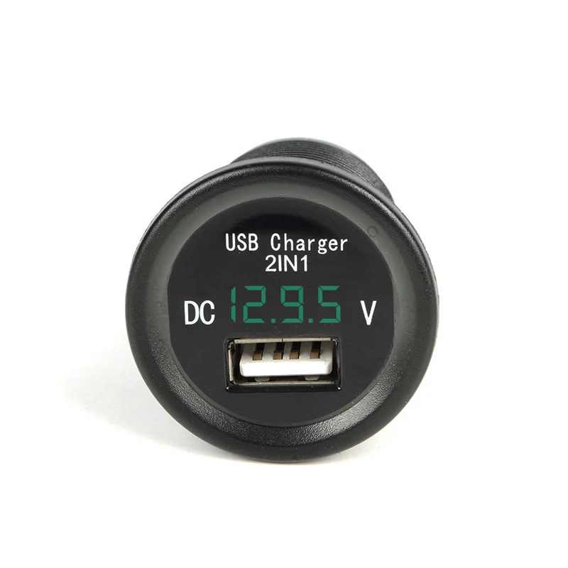Автомобильный прикуриватель USB зарядное устройство телефон GPS светодиодный