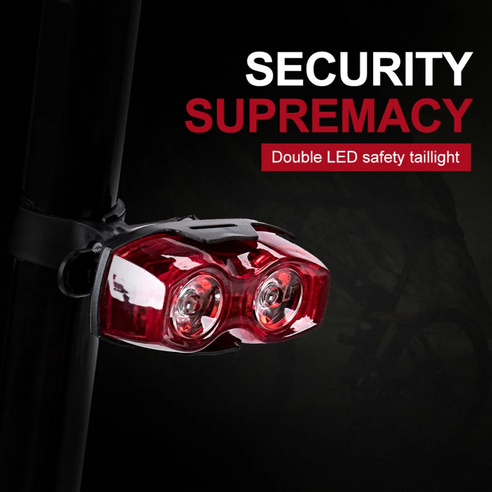 

Bike 1W LED Warning Light Super Bright Bicycle Tail Lights Mountain Cycling Equipment Horizontal and Vertical Install