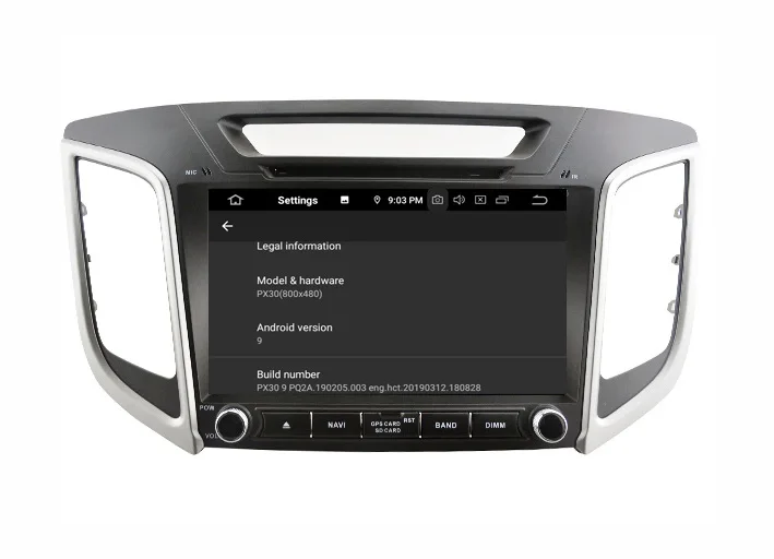 Clearance Quad-Core Android 9.0 CAR DVD Player For HYUNDAI ix25/CRETA car multimedia AUTO support DVR WIFI DAB OBD 3