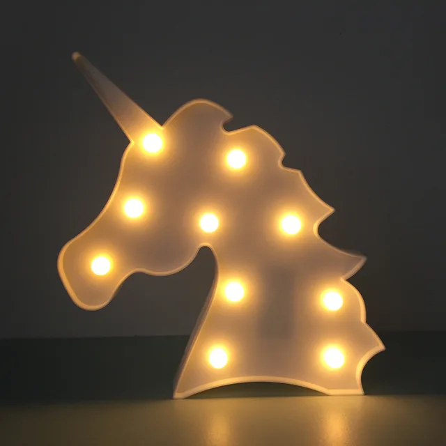Aliexpress.com : Buy The unicorn 3D Night Light LED Lamp Creative Wall Lamp Kids Room Bedroom ...