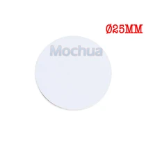 NTAG215 диск тег ПВХ с NFC круглая бирка для всех с поддержкой NFC Device-20pcs/лот
