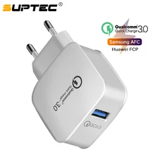 SUPTEC Quick Charge 3,0 USB зарядное устройство QC3.0 QC Turbo Быстрая зарядка мобильного телефона настенное зарядное устройство адаптер для iPhone samsung S9 Xiaomi