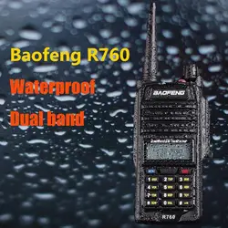 Baofeng R760 портативная рация Водонепроницаемый IP 67 Anti-Dust схемой снижения шума междугородние любительского радио ФИО comunicador 10 км