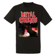 

Graphic T Shirts Metal Church Black T Shirt Short Sleeve Men Fashion 2018 Crew Neck Tee Shirts