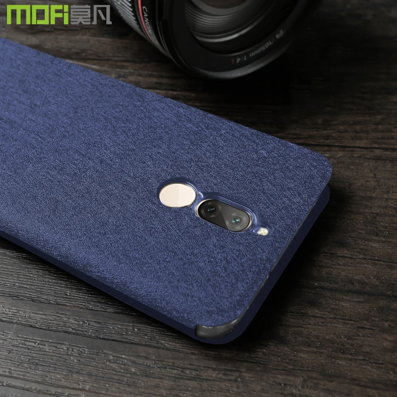 Huawei Nova 2I funda silicio cubierta del caso del tirón Funda de cuero original MOFI Huawei Nova 2I TPU libro caso -Golpe de fundas