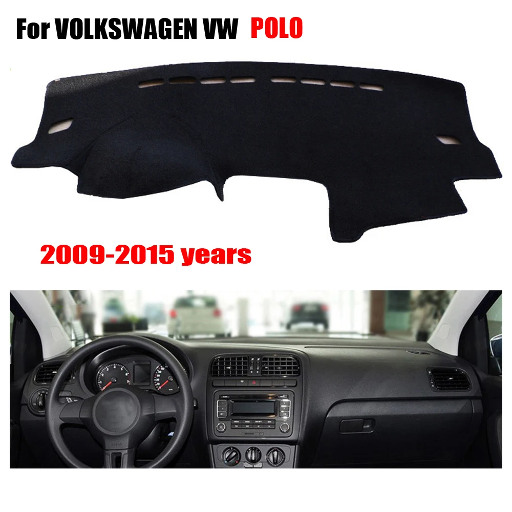 FUWAYDA Чехлы для приборной панели автомобиля коврик VOLKSWAGEN VW New Polo 2009 2015