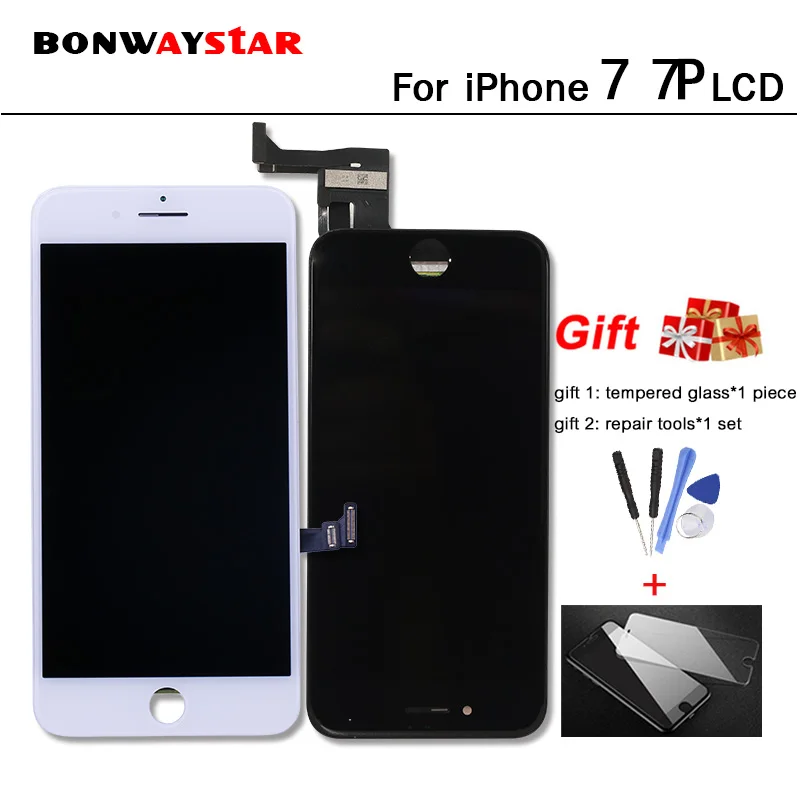 

100% No Dead Pixel Alibaba China For iPhone 7 LCD Display 7 Plus With Touch Screen Digitizer Assembly Replacement
