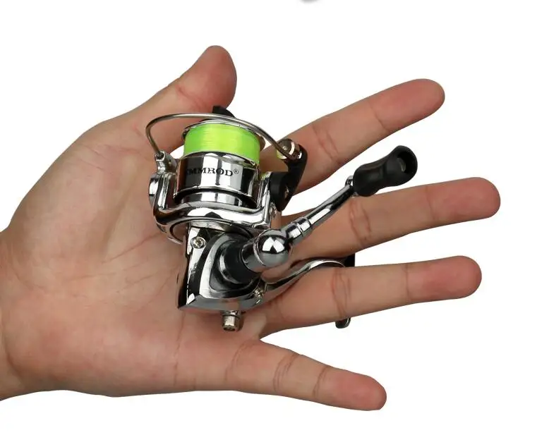 

Mini100 Pocket Spinning Fishing Reel Alloy Fishing Tackle Small Spinning Reel 4.3:1 Metal wheel pesca Small Reel