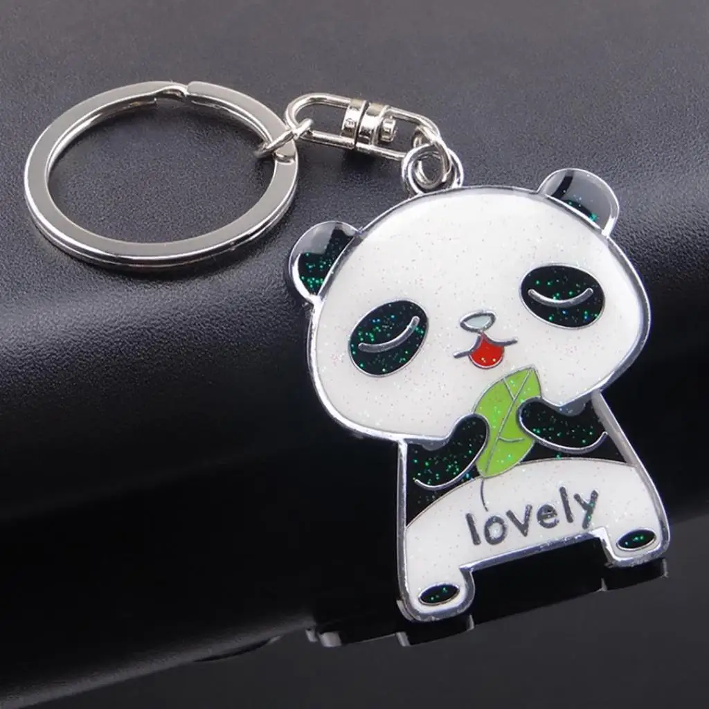 LNRRABC 2018 nuevo Panda titular Metal coche clave llavero encantador moda bolso colgante llavero de regalo llavero lindo llaveros porte clef LNRRABC 2018 nuevo Panda titular Metal coche clave llavero encantador moda bolso colgante llavero de regalo llavero lindo llaveros porte clef