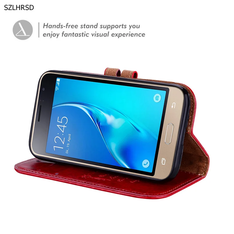 Чехол для Samsung Galaxy J1 2016 мягкий чехол из ТПУ задней панели телефона чехлы бумажники