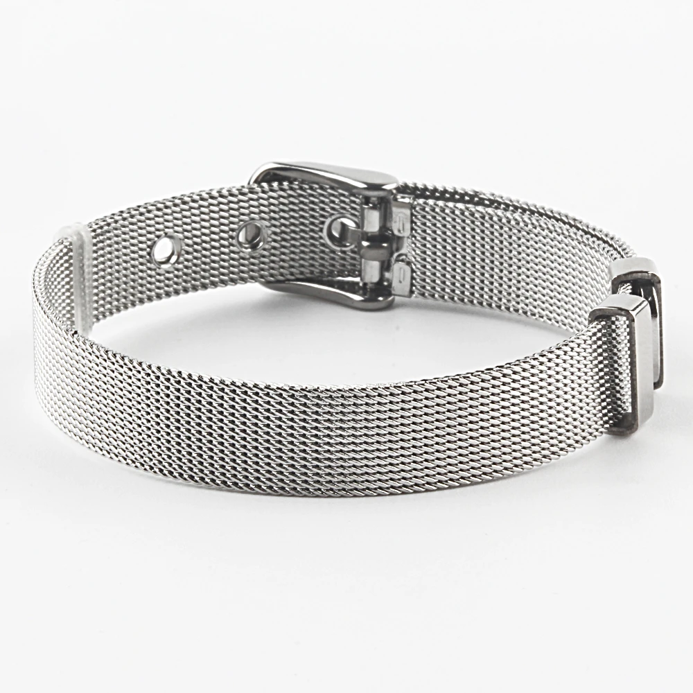 Zmzy ファッションステンレス鋼メッシュ男性のための女性ステートメントブレスレットジュエリー Diy 素敵な意味のあるギフト Charm Bracelets Aliexpress