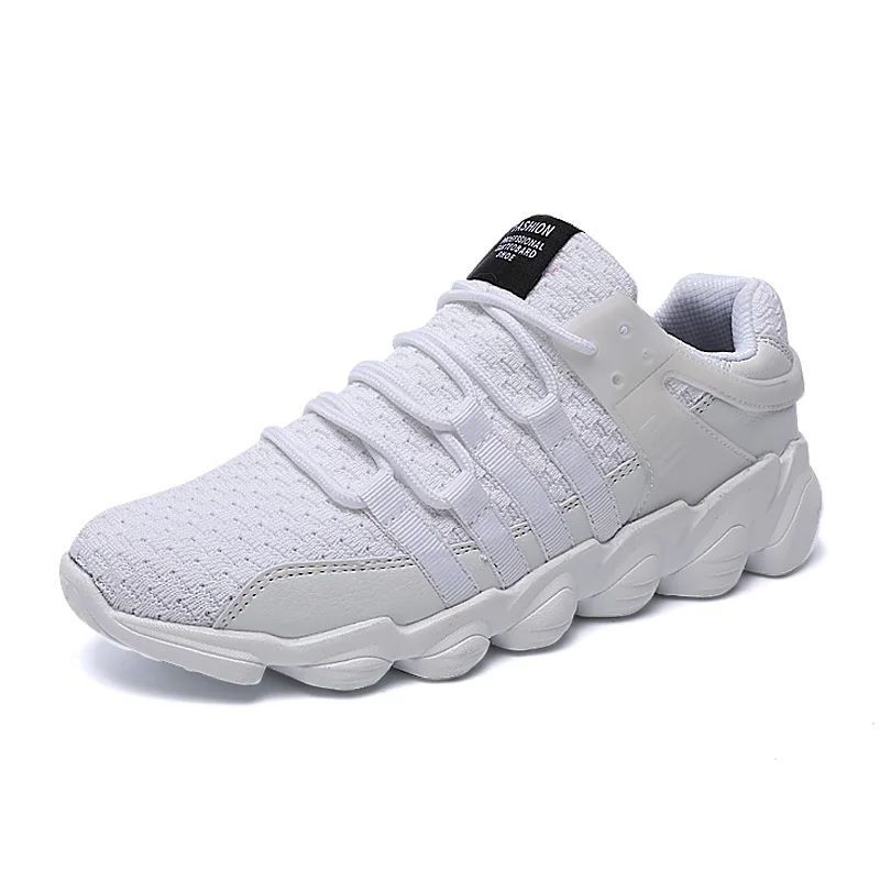 

QWEDF 2019 New men shoes Men Casual Shoes Breathable Men Summer Shoes Lace up Casual Shoes men sneakers flats GF-62