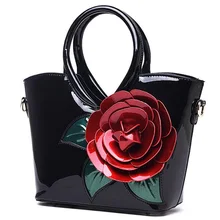Bolsa de mensajero para Las Mujeres Famoso Diseñador de la Marca Bolsos de Cuero de La Flor de La Vendimia de Las Mujeres Bolsos De Lujo para Las Mujeres del Totalizador Bolsa Feminina