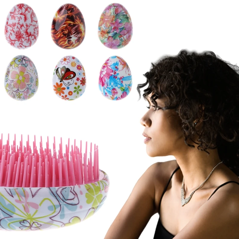 

Kemei 1Pcs Tangle Hair Brush Professional Magic Hair Combs Plastic Hairbrush Tools