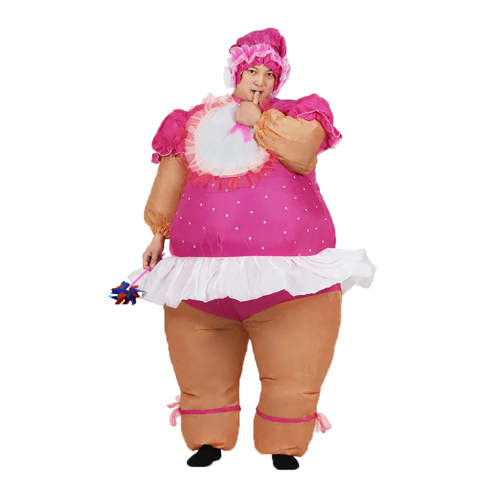 Goedkoop Jyzcos Babypop Kostuum Opblaasbare Kostuum Baby Cosplay Pak Vieren Baby Geboorte Party Fancy Dress Lucht Geblazen Outfit Promotie