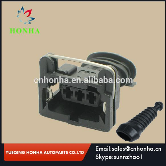 Tyco/Amp 3 Spille/Modo Junior Power Timer (Jpt) Mappa Sensore Connettore Del Sensore Di Custodia Del Connettore Automotive Con Stivali Di Gomma 282191