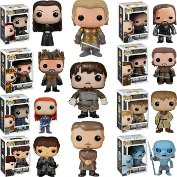 FUNKO POP New Game of Thrones Jaime Lannister SANSA YGRITTE ROBB STARK White Walker Action Figure Collection model toys for kids