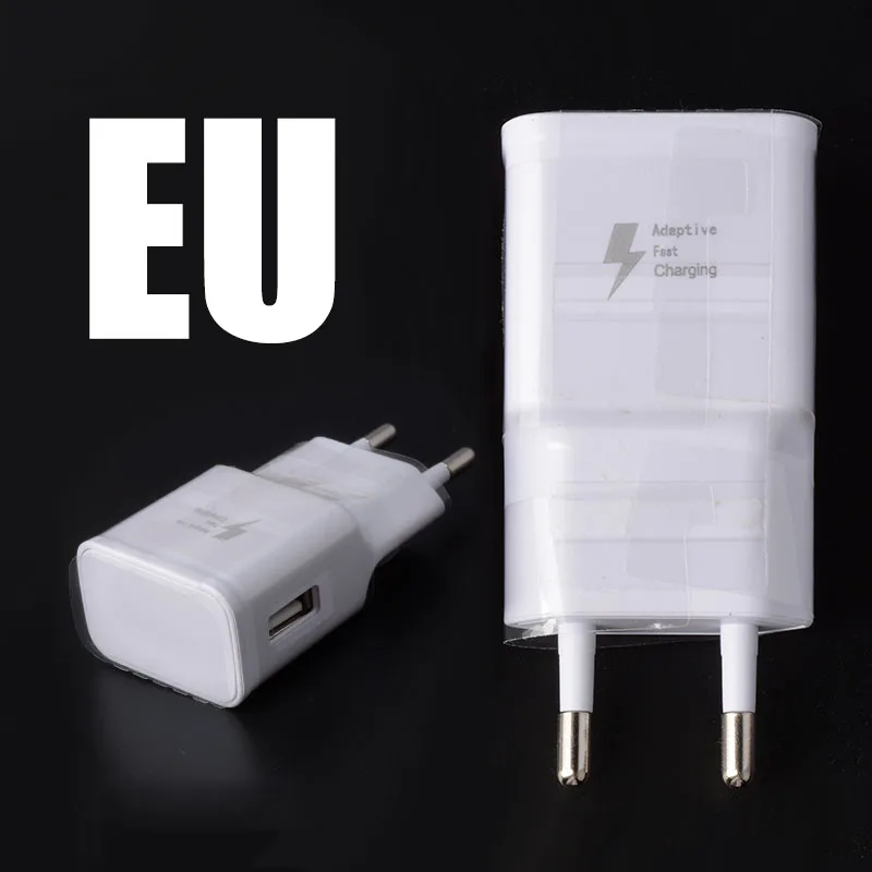 50 шт. реальный полный 5 В 2A Высокое качество USB стены Зарядное устройство Travel Adapter для samsung ЕС США Plug С розничная посылка