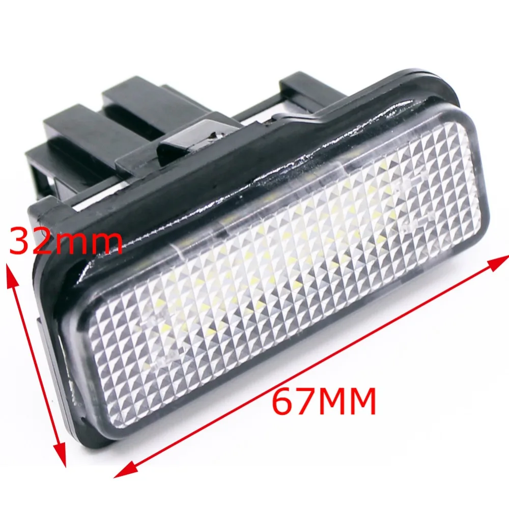 2 шт. Белый светодиодный номерной знак для Mercedes Benz W211 W203 5D R171 W219|license plate light|light forplate