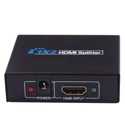 ViewHD 1x2 HDMI Splitter v1.3b один Вход к двум Выход Mini 2 порт HDMI Коммутатор HDMI Splitter