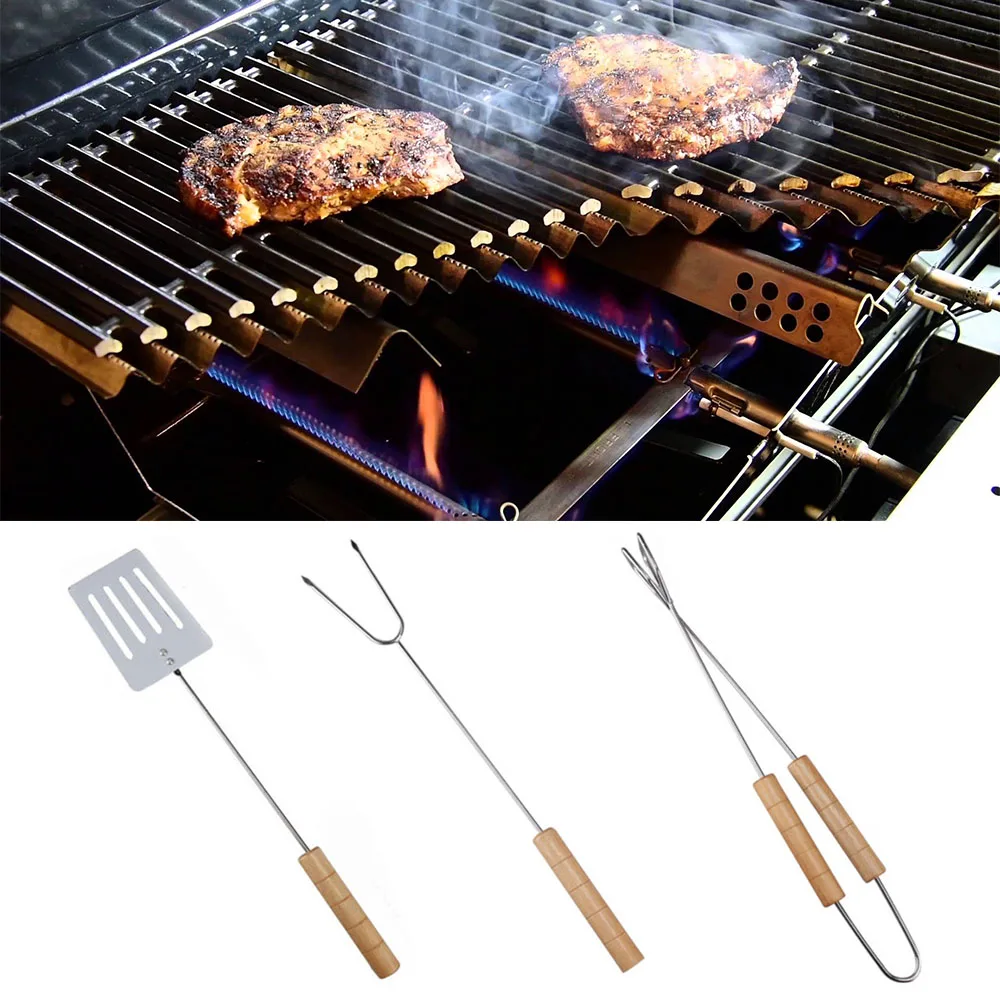 Hot Sale BBQ Accessories 3Pcs/Set Stainless Steel Barbecue Tools Clip