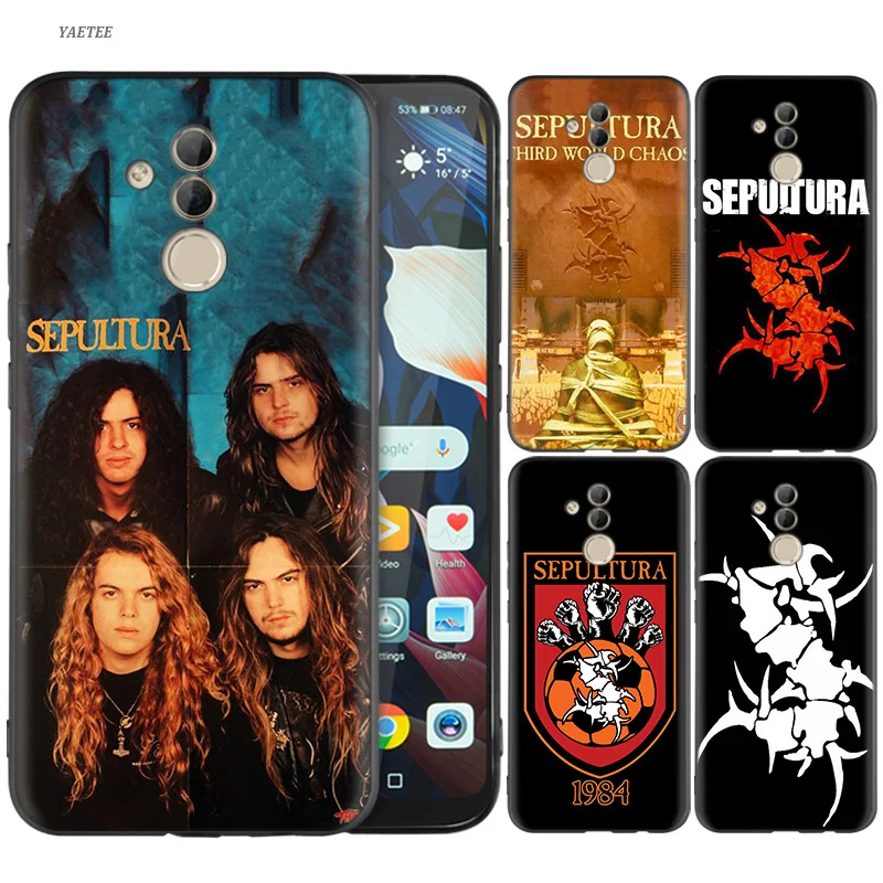 

SEPULTURA Print Phone Shell for Huawei Mate 20 10 Lite Pro Honor 8X 8C 9 10 Lite View 20 Nova 4 Play 8A P Smart 2019 Rubber Case