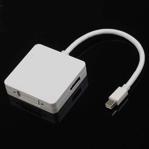 10 قطعة 3 في 1 البسيطة موانئ دبي DisplayPort إلى موانئ دبي DVI HDMI كابل محول للحاسوب النقال الهواء