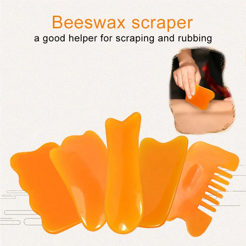 Newest Beewax Scraping Plates Body Massage Relaxion Resin Health Care Tools Promotion | Красота и здоровье