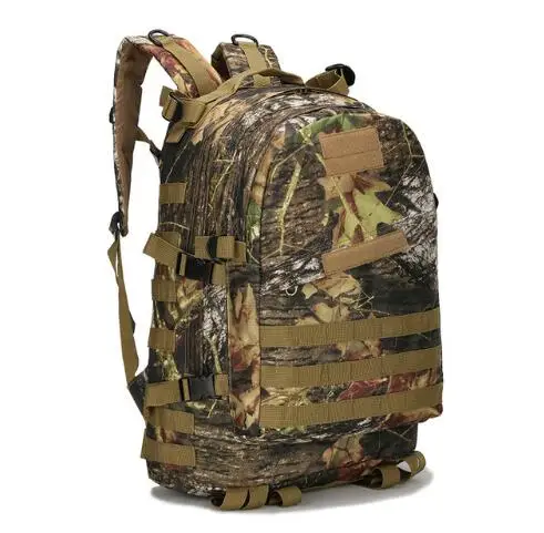 45L большой емкости, тактический рюкзак, армейский Военный Штурмовой Рюкзак, походный рюкзак для походов, охоты, кемпинга, камуфляжная сумка - Цвет: 10