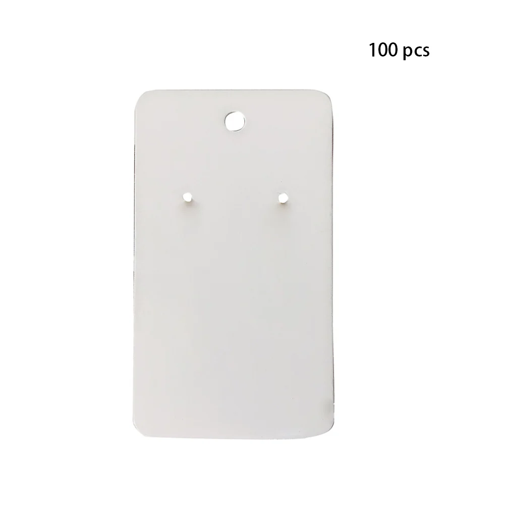 

100Pcs Hanging Label Package Retro Jewelry Accessories Plain Tag Earring Cards Gift Display Holder Cardboard Paper For Ear Studs