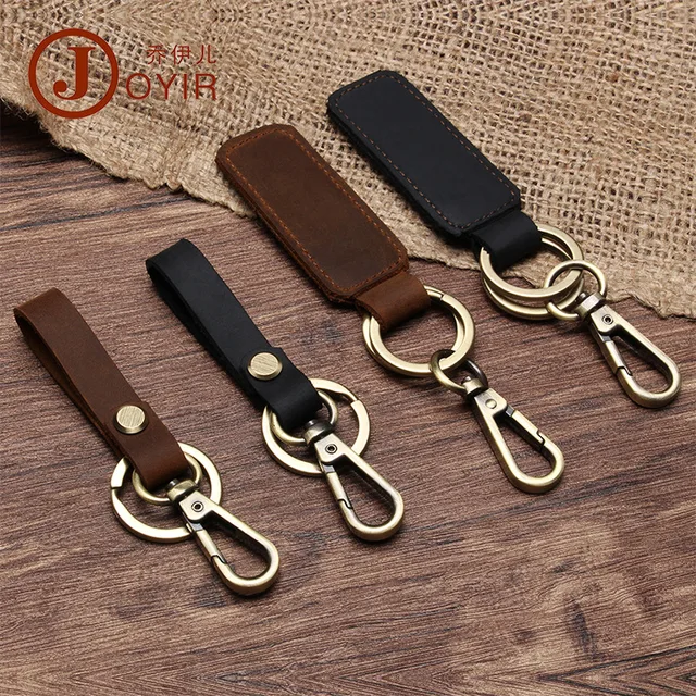 Luxury key wallet genuine leather Men Keychain for Cars Organizer