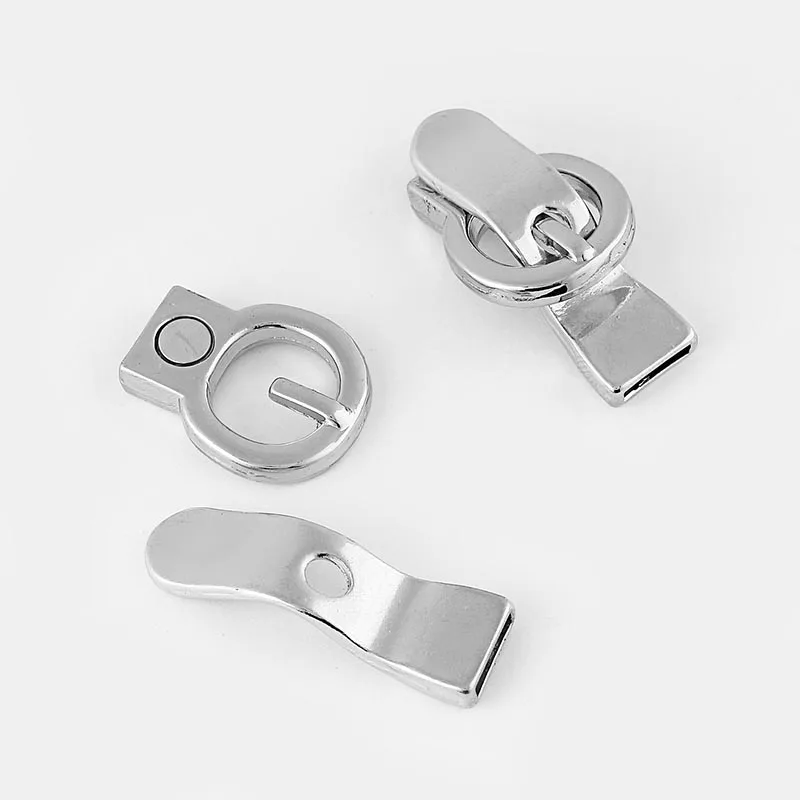 Магнитная застежка для браслетов плоский кожаный шнур 5 мм 10 2 комплекта|buckle