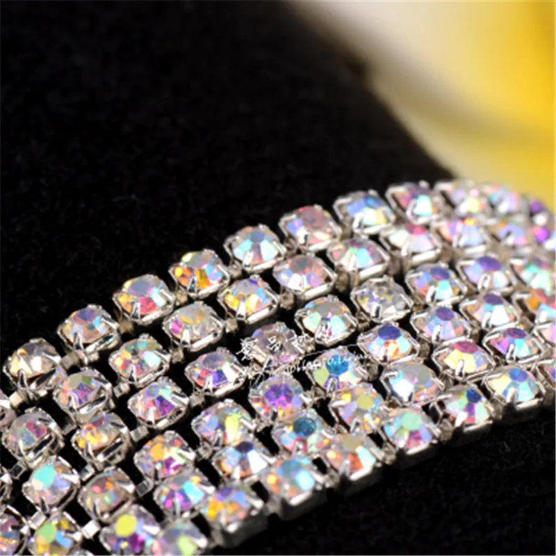 2.5mm claw chains wholesale/color/light pink/silver bottom
