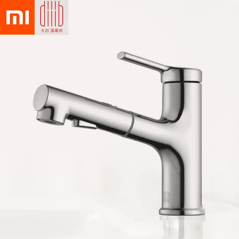 

14%Original Xiaomi Mijia dabai Bathroom Basin Faucet With Pull Down Sprayer 2 Spray Mode Single Lever Handle Mixer Tap